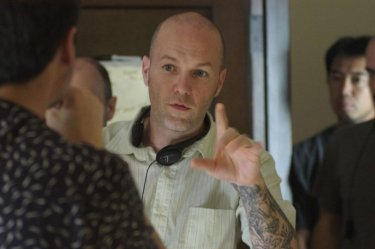 Il regista Fred Durst sul set del film The Education of Charlie Banks