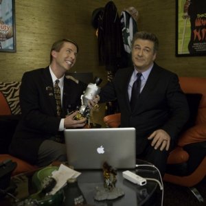 Jack McBrayer ed Alec Baldwin nell'episodio Cutbacks di 30 Rock