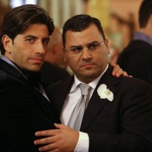 Claudio Castrogiovanni e Sergio Friscia in una scena della serie tv Squadra Antimafia - Palermo oggi