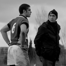 Paolo Sorrentino e Renato Gnani sul set del corto 'La partita lenta' che fa parte del progetto PerFiducia