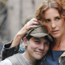 Lucrezia Lante della Rovere in una sequenza del film tv Lo smemorato di Collegno