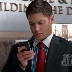 Jensen Ackles in una scena dell'episodio 'It's a Terrible Life' della quarta stagione di Supernatural