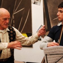 Philippe Leroy e Andrea Lucente in un'immagine del film Nient'altro che noi