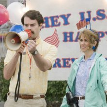 Bill Hader e Kristen Wiig in un'immagine del film Adventureland