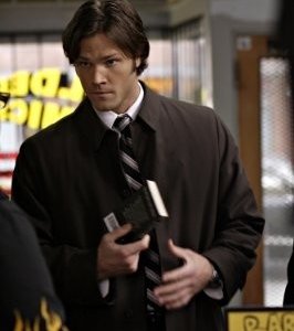Jared Padalecki in una scena dell'episodio The Monster at the End of this Book di Supernatural