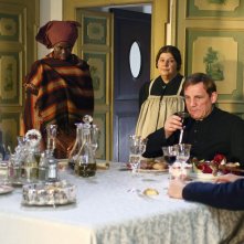 Ettore Bassi, Fatou Kine Boye, Maria Grazia Bon, Francesco Salvi e Fabio Sartor in una scena di Bakhita