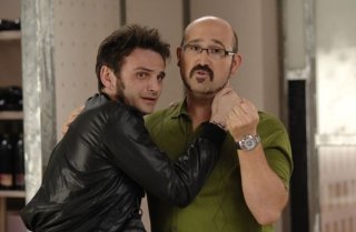Fernando Tejero e Javier Cámara in un'immagine del film Fuori menù