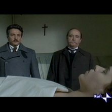 Pamela Saino e Alessio Boni in una sequenza del film tv Puccini