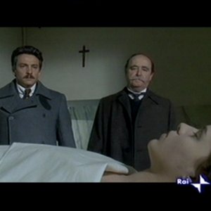 Pamela Saino e Alessio Boni in una sequenza del film tv Puccini