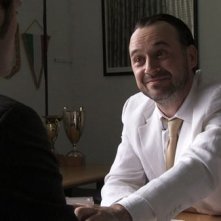 Paolo Pierobon in un'immagine del film Fuga dal call center