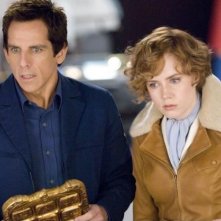 Ben Stiller e la bella Amy Adams in una scena di Una notte al museo 2: la fuga