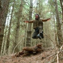 Hugh Jackman impegnato in una spettacolare sequenza di X-Men - Le origini: Wolverine