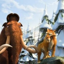 Il mammouth Manny e la tigre Diego protagonisti di L'era glaciale 3 - L'alba dei dinosauri