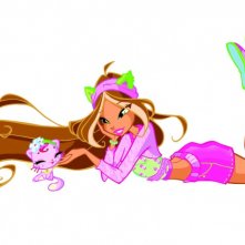Un'immagine promozionale di Flora per la quarta stagione della serie Winx Club