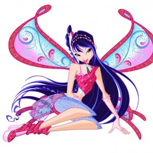 Una nuova trasformazione di Musa in un'immagine della quarta stagione della serie Winx Club