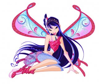 Una nuova trasformazione di Musa in un'immagine della quarta stagione della serie Winx Club
