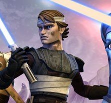 Anakin e gli altri Cavalieri si preparano a dar battaglia ai Separatisti nell'episodio 'Defenders of Peace' della serie tv Star Wars: Le guerre dei Cloni