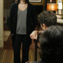 Jaimie Alexander durante una scena dell'episodio Guess Who's Coming to Dinner, della serie tv Kyle XY