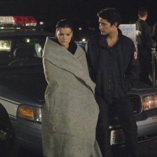 Matt Dallas e Jaimie Alexander in una scena dell'episodio 'Psychic Friend' della serie tv Kyle XY