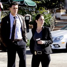 Robin Tunney in una scena dell'episodio Crimson Casanova della serie The Mentalist