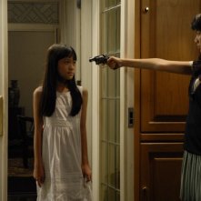 Una sequenza drammatica del film Fiction. diretto da Mouly Surya