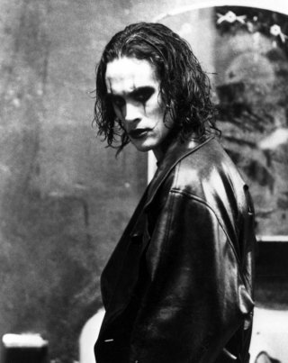 Una splendida immagine di Brandon Lee ne Il Corvo