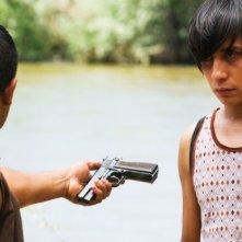 Luis Chavez in un momento dell'episodio 'Three Men and a Bebe' della serie Crash