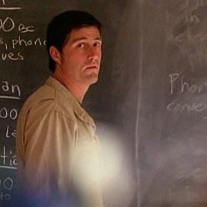 Matthew Fox in una scena dell'episodio Some Like It Hoth di Lost
