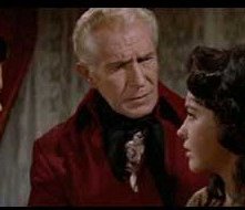 Vincent Price, Myrna Fahey e Mark Damon in una scena de I vivi e i morti