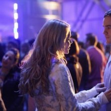 Laura Vandervoort e Aaron Ashmore nell'episodio ' Hero ' della settima stagione della serie tv Smallville