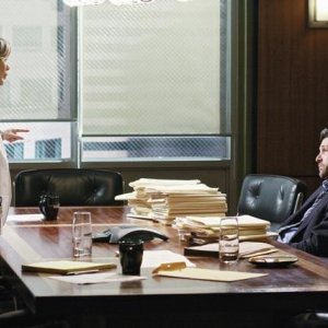 Ellen Pompeo e Patrick Dempsey in una scena dell'episodio I Will Follow You Into the Dark di Grey's Anatomy