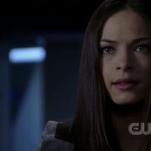 Kristin Kreuk in una scena dell'episodio 'Traveler' della serie tv Smallville