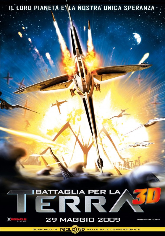 La Locandina Italiana Di Battaglia Per La Terra 3D 113273