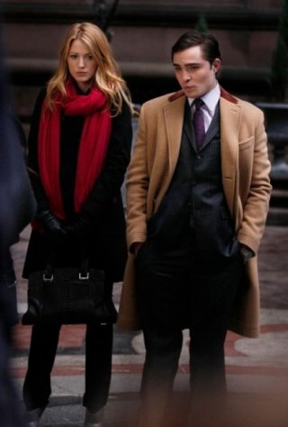 Blake Lively ed Ed Westwick in una scena dell'episodio The Wrath of Con di Gossip Girl