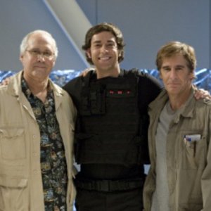 Chevy Chase, Zachary Levi e Scott Bakula nell'episodio 'Chuck Versus the Dream Job' della serie tv Chuck