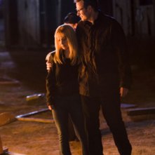Hayden Panettiere e Jack Coleman in una scena di An Invisible Thread dalla terza stagione di Heroes