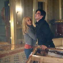 Hayden Panettiere e Milo Ventimiglia in una scena di An Invisible Thread della terza stagione di Heroes