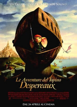 La locandina italiana di Le avventure del topino Despereaux