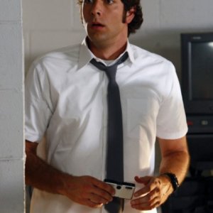 Zachary Levi in un momento dell'episodio ' Chuck Versus the best friend ' della serie televisiva Chuck