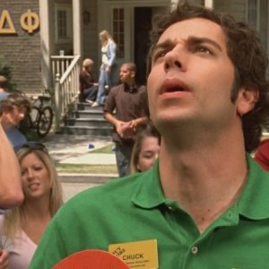 Zachary Levi in un momento dell'episodio Chuck Versus the Ex della seconda stagione di Chuck