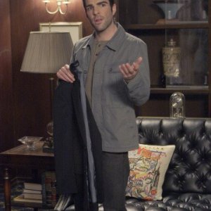 Zachary Quinto in una scena tratta da I Am Sylar dalla terza stagione di Heroes