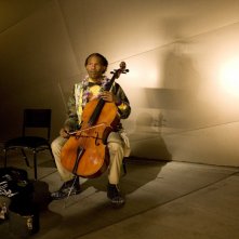 Jamie Foxx interpreta il musicista senzatetto Nathaniel Ayers nel film The Soloist