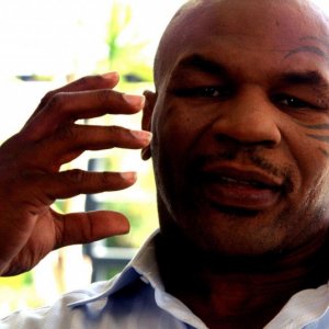Mike Tyson in una scena del documentario Tyson