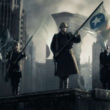 Una scena del film The Mutant Chronicles