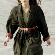 Una concentrata Keira Knightley sul set di Never Let Me Go