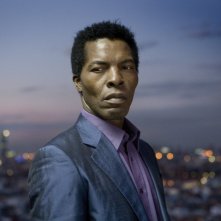 Alex Descas in una scena del film The Limits of Control