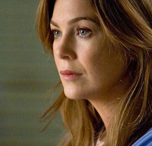 Ellen Pompeo in una scena dell'episodio Compassione per il diavolo di Grey's Anatomy
