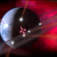 L'immagine di un pianeta del film Battaglia per la Terra 3D