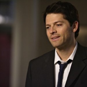 Misha Collins in una scena dell'episodio The Rapture di Supernatural