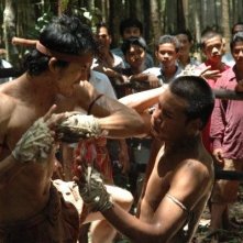 Thawatchai Phanpakdee in una scena di combattimento di Muay Thai Chaiya